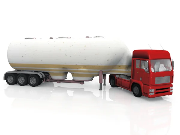 Fuel tanker truck — Stock Photo, Image