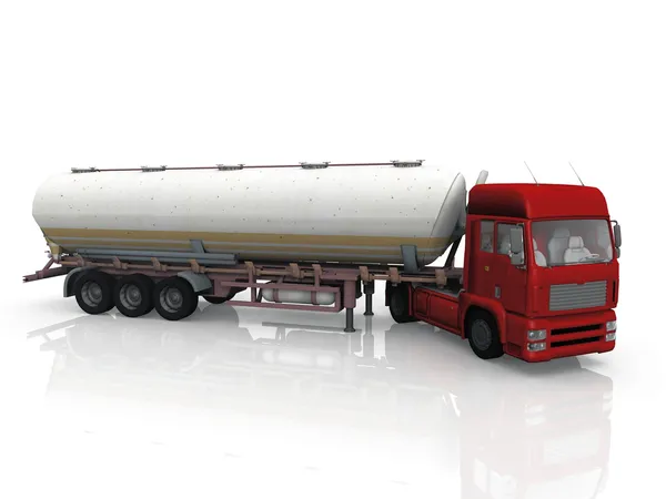 Fuel tanker truck — Stock Photo, Image