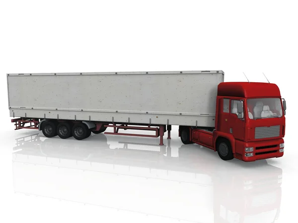 Návěs nákladní automobil — Stock fotografie