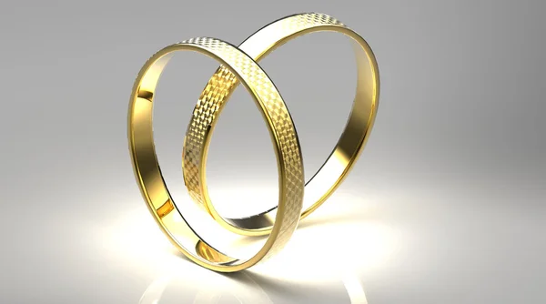 对结婚戒指 — 图库照片