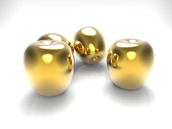 Guld bollar — Stockfoto