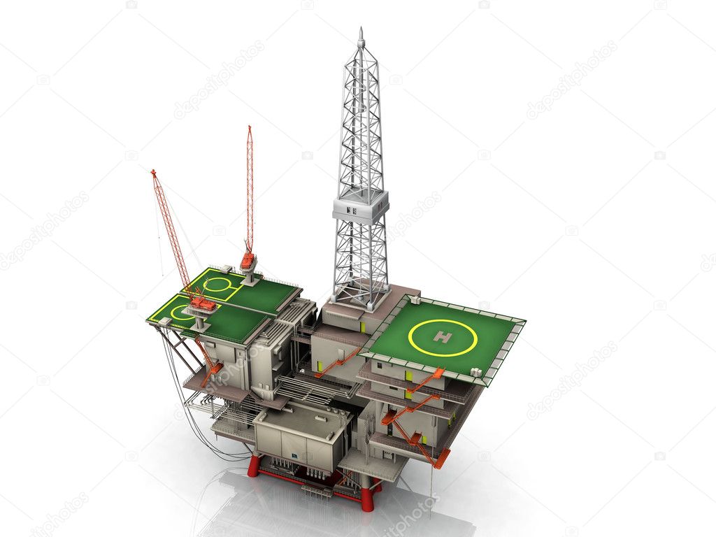 The oil platform
