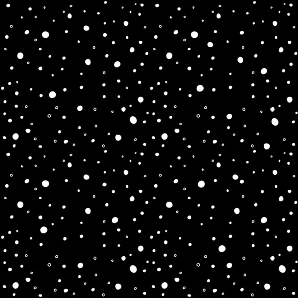 Stock vector Snowfall seamless pattern.