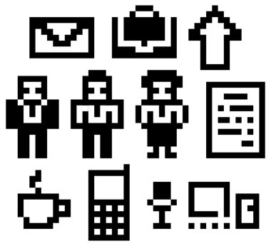 Digital-business-icons. clipart