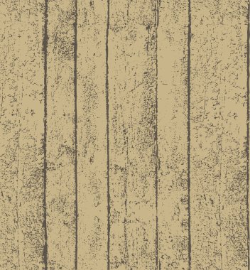 The old ocre wooden creaked fence clipart