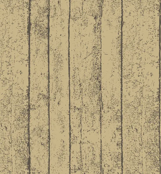 La vieja cerca de madera ocre crujido — Vector de stock