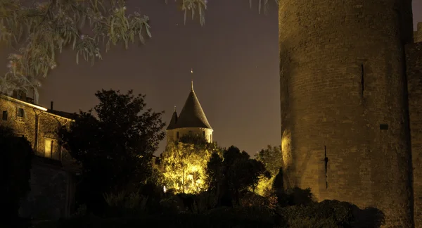 stock image Cascassonne de noche