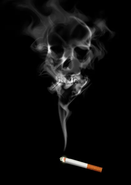 Куріння вбиває — стокове фото