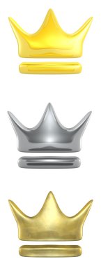 Crown ranking clipart