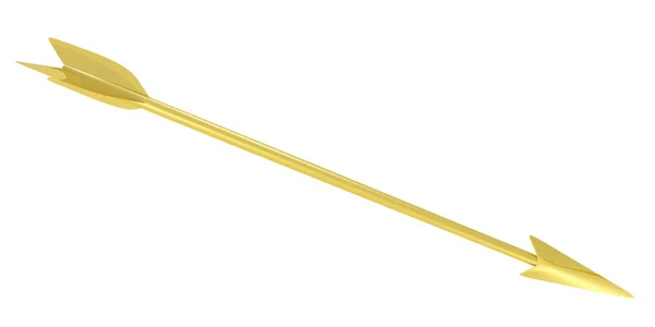 Golden arrow — Stock Photo, Image