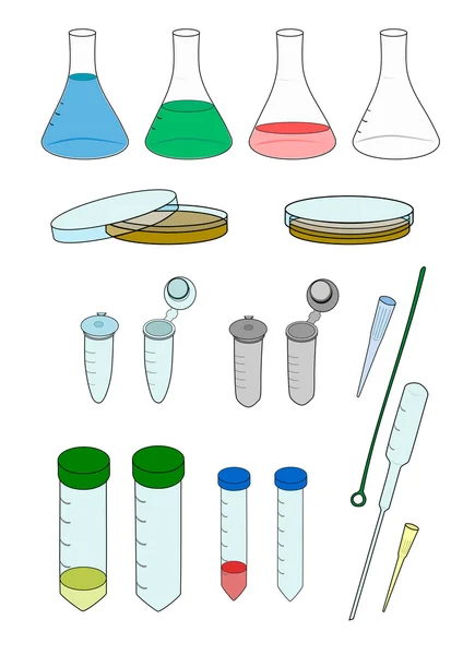 Équipement de laboratoire — Image vectorielle