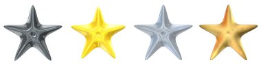 Stars ranking clipart