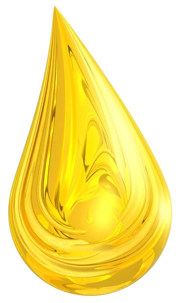 Golden drop — Stock Photo, Image