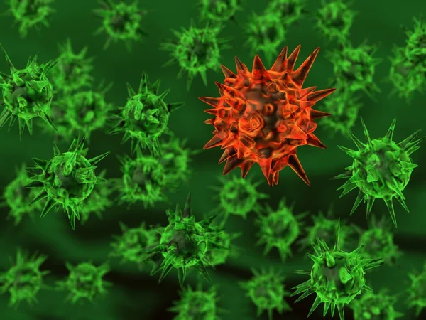 Mutasyona uğramış virüs — Stok fotoğraf