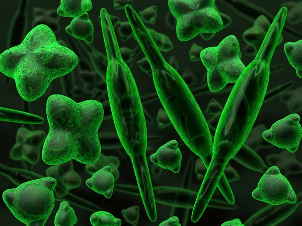 硅藻 — 图库照片