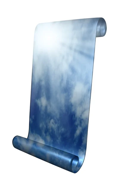 Sky scroll — Stock Photo, Image