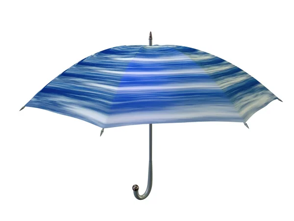 Guarda-chuva de cor Céu — Fotografia de Stock