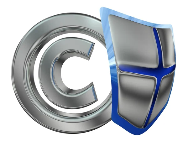 Protezione del copyright — Foto Stock