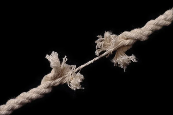 Hanging by a thread — Stock Photo, Image