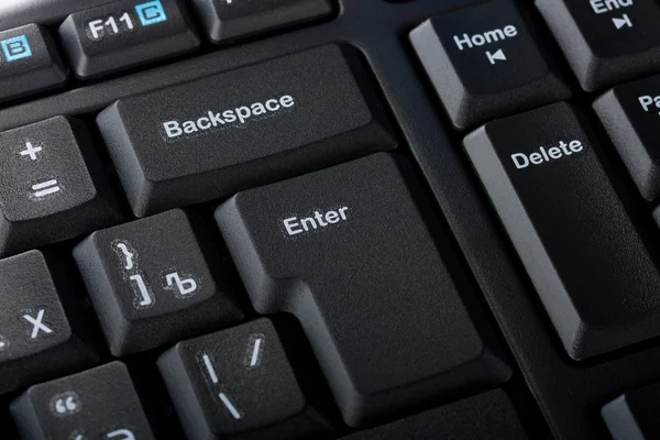 Zadejte klávesy backspace odstranit Stock Obrázky