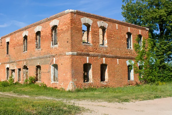 stock image Abandoned brick house