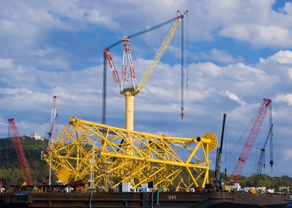 stock image Oil extraction platform