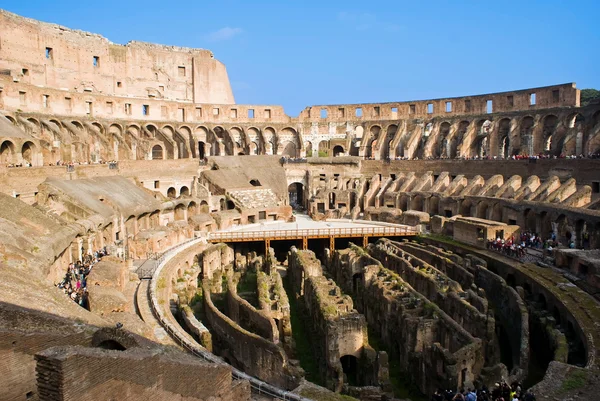 View of inside the Colosseum Royalty Free Stock Images