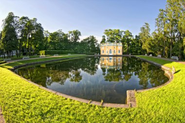 Park, the russian baroque, St. Petersburg clipart