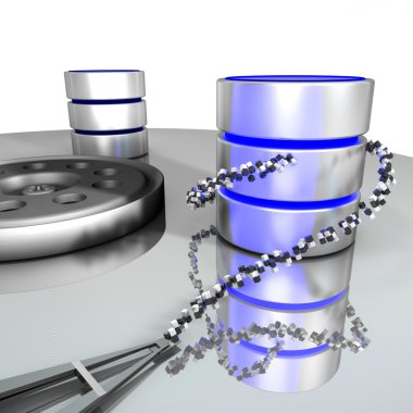 Database storage clipart