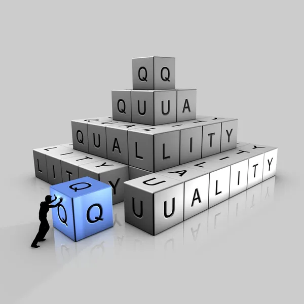 Quality pyramid — Stock Photo, Image