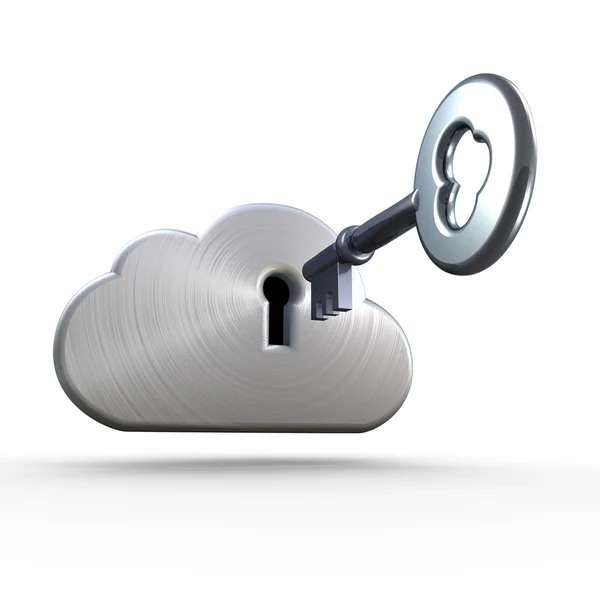 Aufbau eines Cloud Computing — Stockfoto