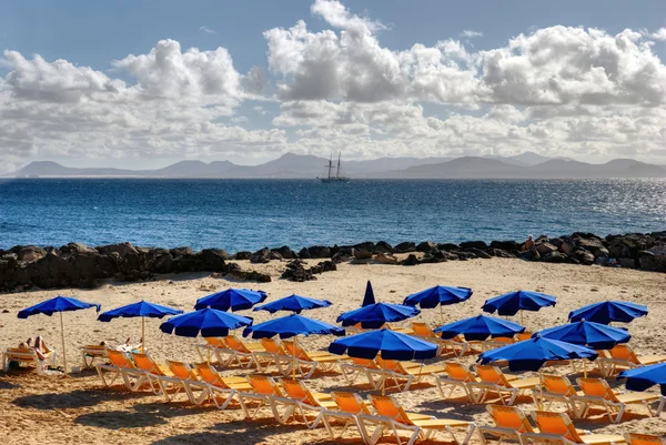 Canary island beach — Stockfoto