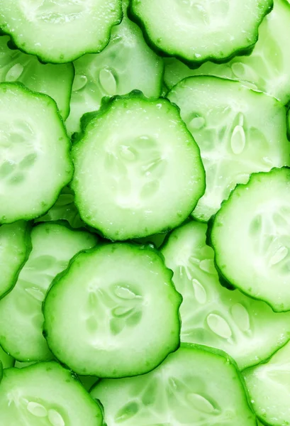 stock image Sliced cucumber