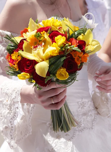 Petit bouquet de mariage — Photo