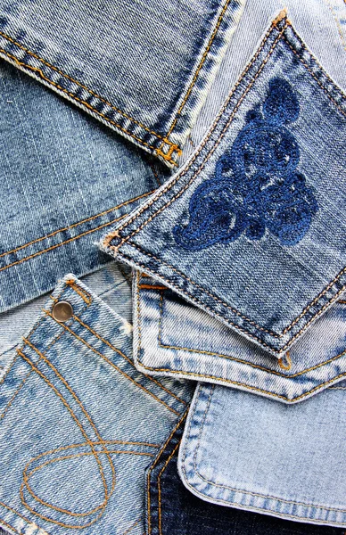 Кишені джинсових — стокове фото