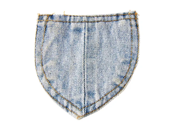 Blue jeans zak geïsoleerd — Stockfoto