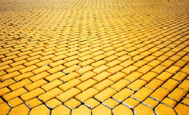 Yellow pavement clipart