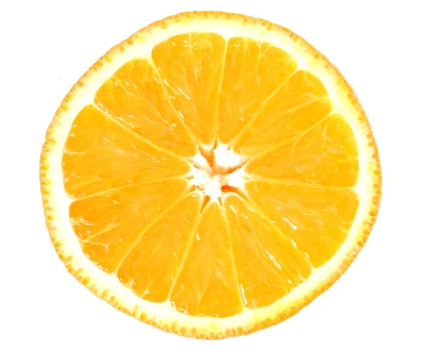 stock image Orange over white