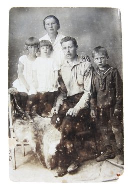 Eski aile fotoğrafı