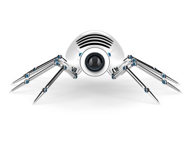 Robot Spider Android, robotics clipart