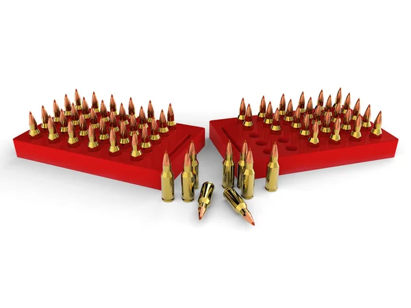 Bullets, ammo, ammunition — Stock Photo, Image