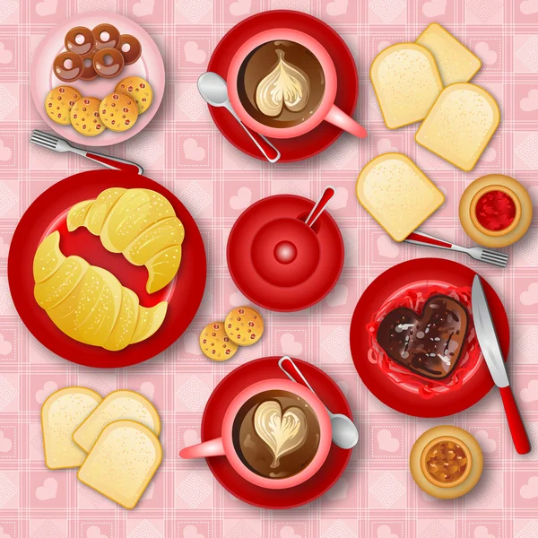 I love breakfast — Stock Photo, Image
