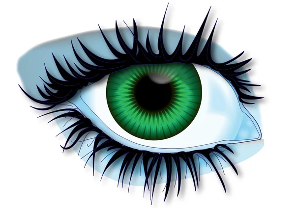 Πράσινο μάτι — Φωτογραφία Αρχείου