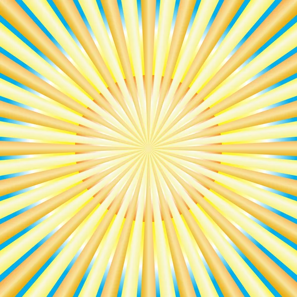 Rayons solaires abstraits — Image vectorielle