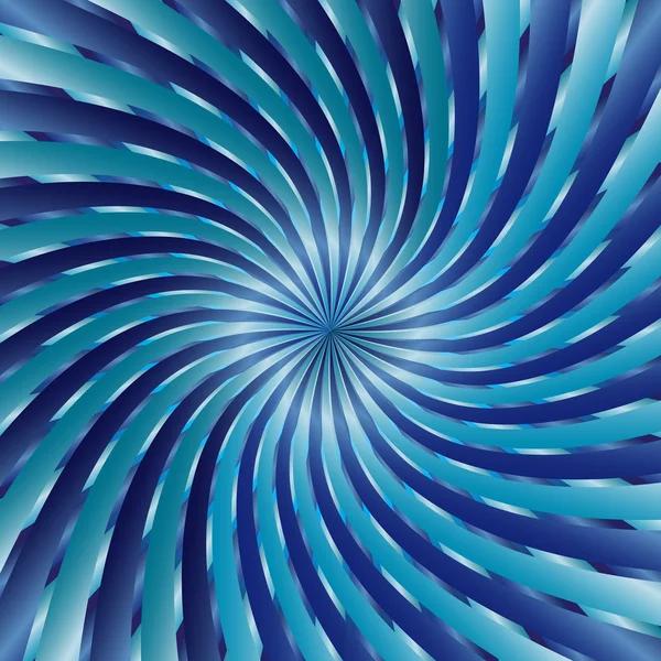 Mavi spiral girdap — Stok Vektör