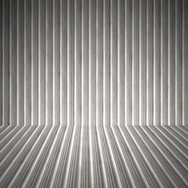 Corrugated Metal Interior clipart