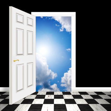 Surreal Heavenly Doorway clipart