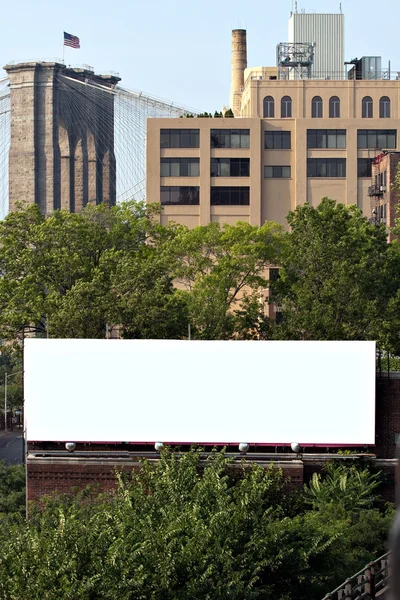 Przestrzeń miejska billboard reklama — Zdjęcie stockowe