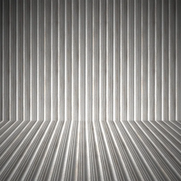 Interior de metal corrugado — Foto de Stock
