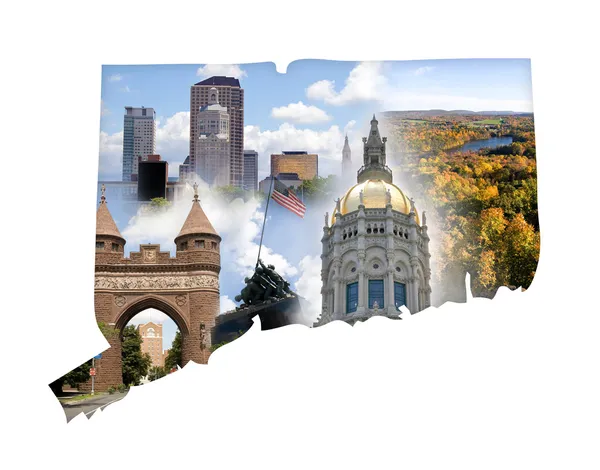 Connecticut Collage USA — Stock Photo, Image
